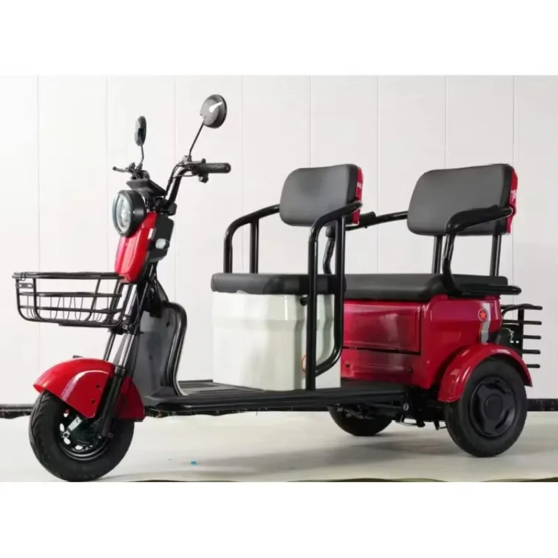 Wholesale Electric Tricycles for Adults 600W  Range 50 km Motorized Tricyles Electric Passenger Tricycle Trimoto