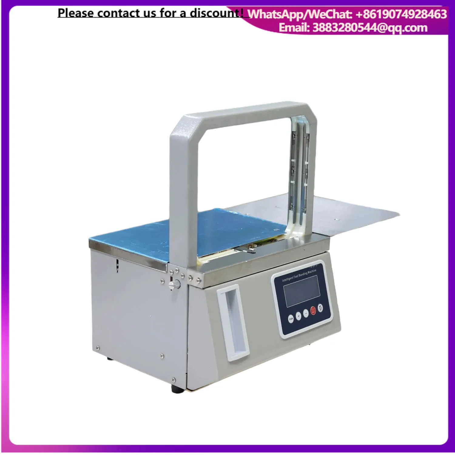 DG-12 Industrial Strength Bundler - Adaptive Pressure For Delicate & Rigid Loads