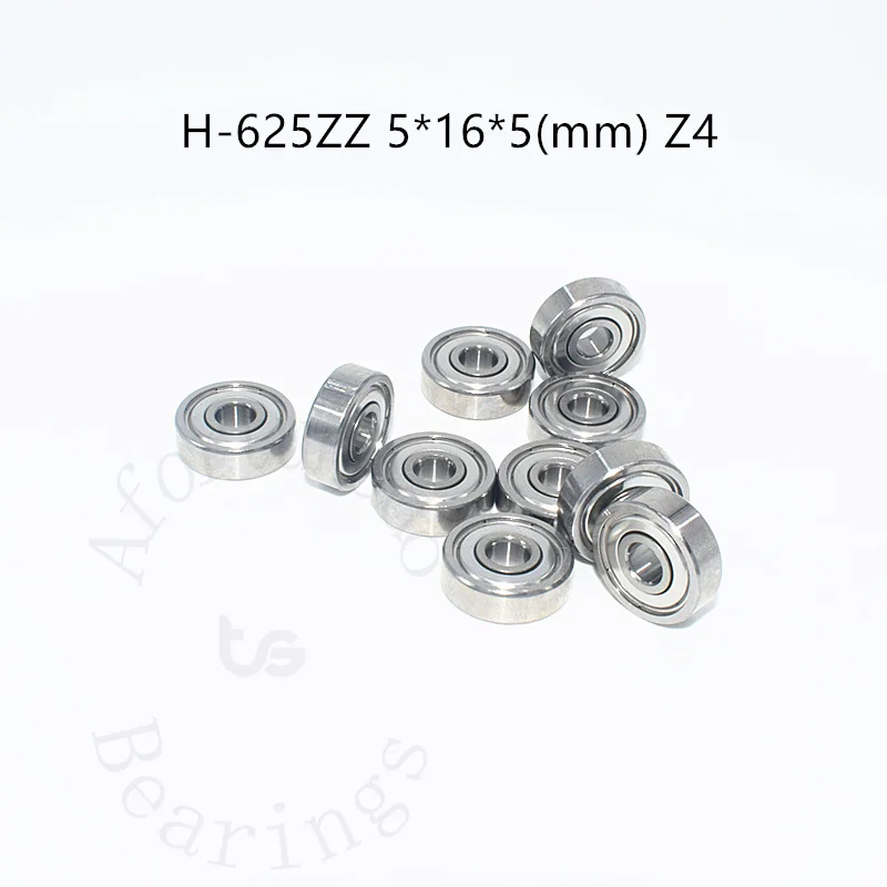 High speed bearing low noise H625ZZ 5*16*5(mm) Z4 10piece Metal Sealed chrome steel parts Transmission accessories