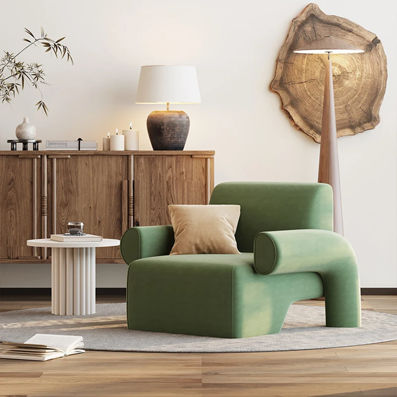 Leniwy fotel Krzesła do salonu Przebranie Mobilne krzesła dla dorosłych Nowoczesne designerskie krzesła Salon Nordic Fauteuil Salon Dekoracje wnętrz