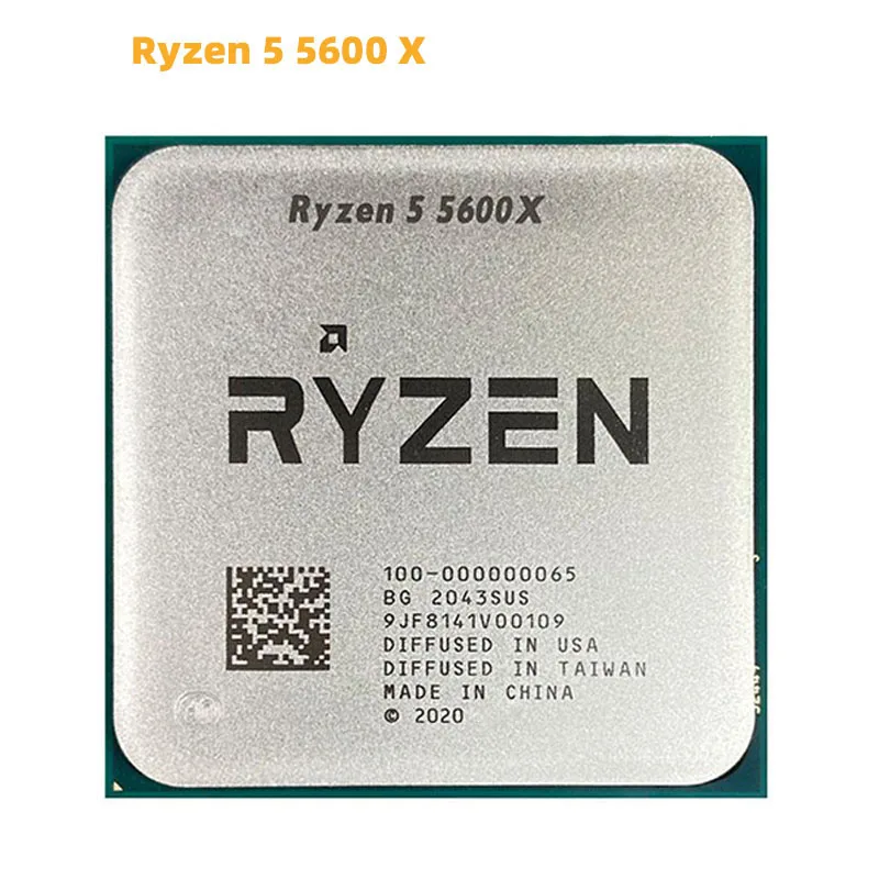 

AMD Ryzen 5 5600X R5 5600X 3.7 GHz 6-Core 12-Thread CPU Processor 7NM 65W L3=32M 100-000000065 Socket AM4