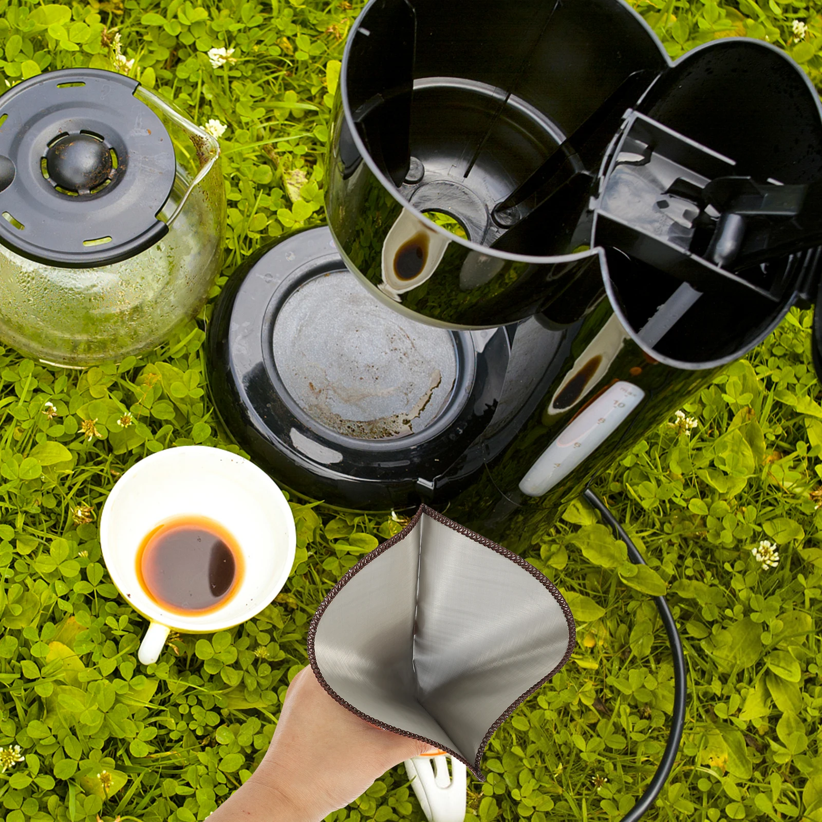 

Coffee Filter Stainless Steel Reusable Fine Mesh Dripper For Home Office Brewing Washable Coffee Making Tool Slow Drip