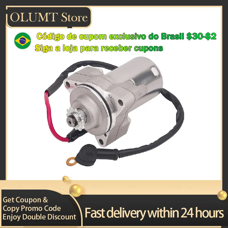Peças de motor motor de arranque para bicicletas de sujeira 50cc 70cc 90cc 110cc 125cc Go Karts e ATV Pit Bike Dune Buggy Sandrail Quad SSR