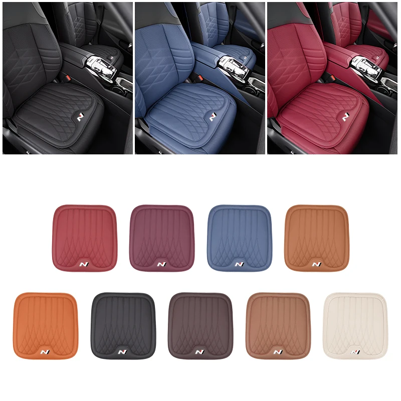 Leather Car Seat Cover Cushion Protector Pad Interior Accessories For Hyundai I30 I20 IX35 I40 Azera 2014 Accent 2013 H1 IONIQ 5