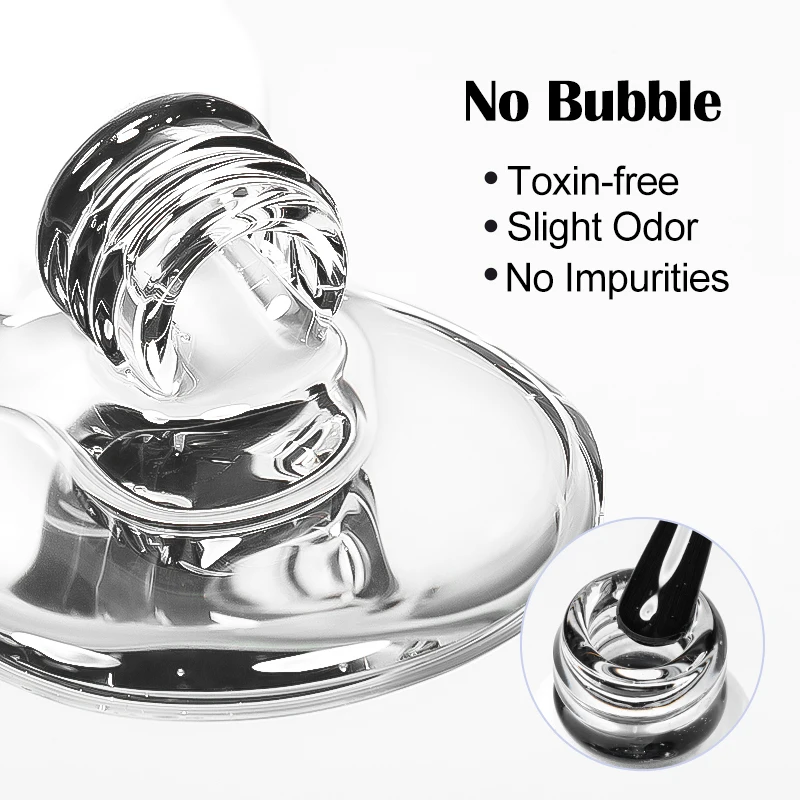 10ml ขวดแก้ว Super Top Coat ฐานเจลไม่มีเช็ด Matte Top Coat ยาวนาน UV Soak Off เจลผสมภาษาโปลิชคําฟังก์ชั่นเจล