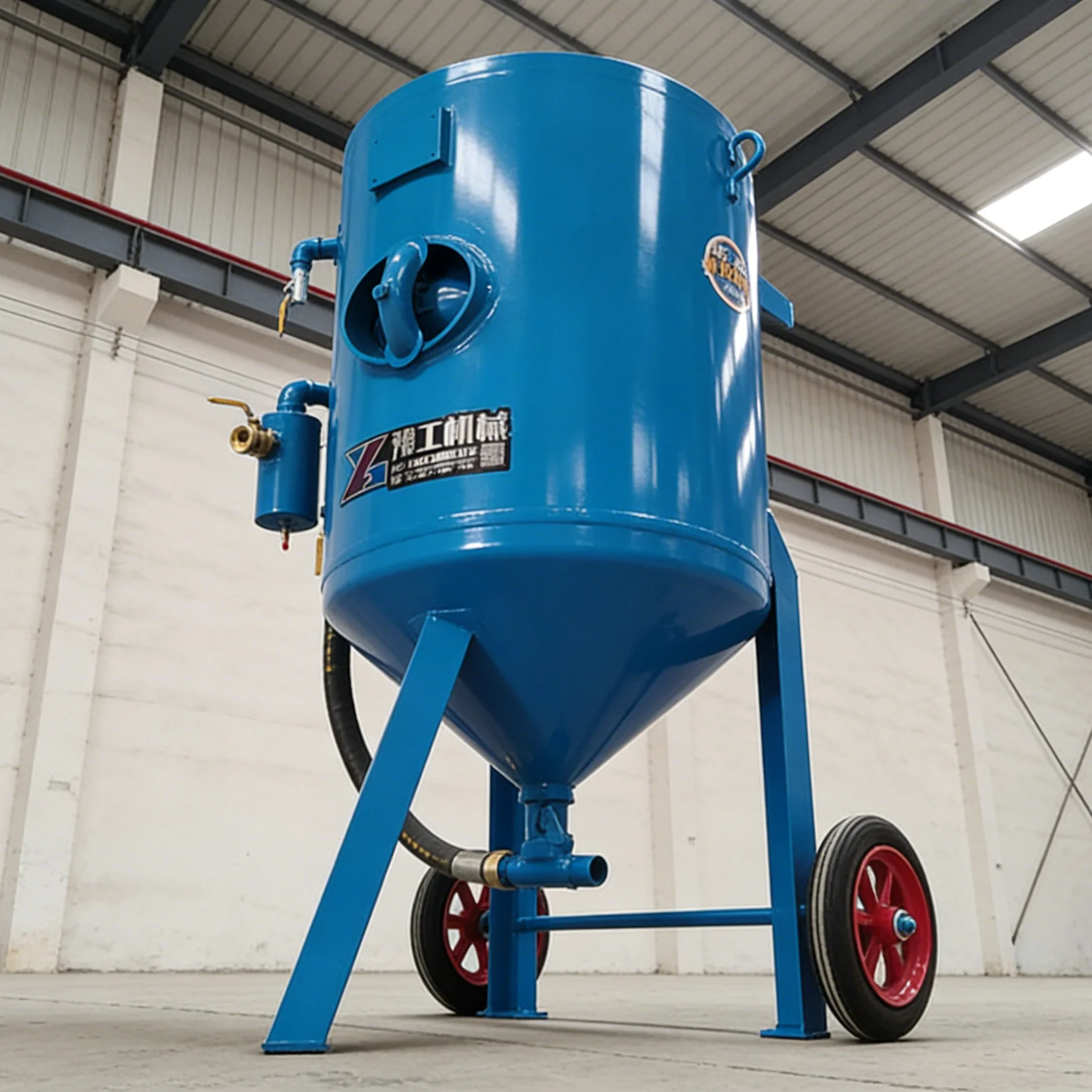 

Customized Sandblasting Machine with Automatic Manual Cleaning Function Suitable for The Construction Industry Includes Pump