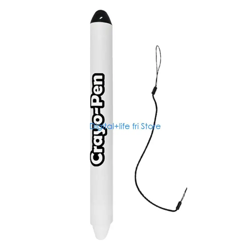 E06D Child Friendly Touch Pen Tablets Accessory Silicone Corded Pen Design