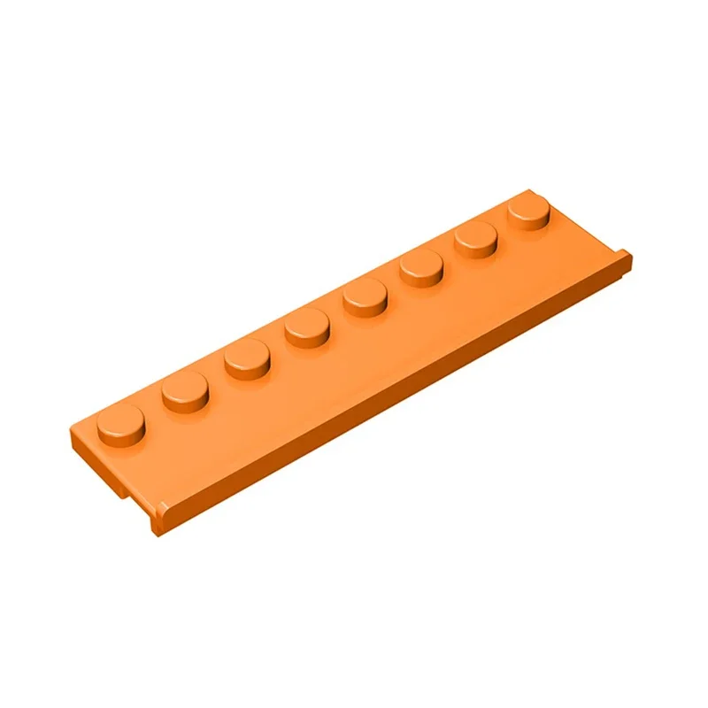 Gobricks-décennie s de construction MOC avec rail de porte pour enfants, briques compatibles avec le modèle 30586, pièces de puzzle, jouets d'assemblage, cadeaux, 2x8, 1 PC