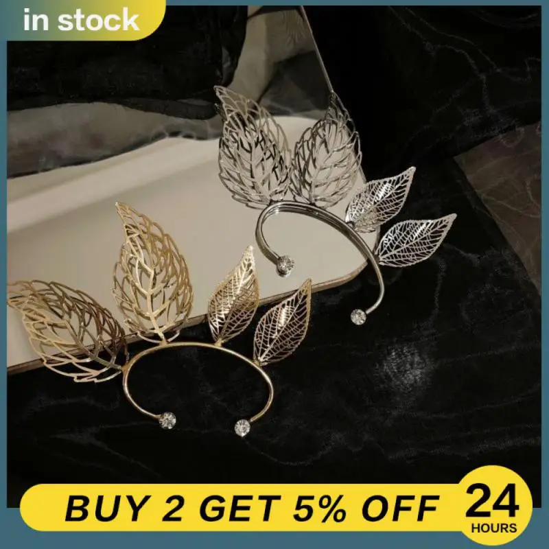 Fashionable Appearance Retro Wing Ear Clips Without Pierced Ears Select High-quality Alloy Materials Earrings Minimalist Design