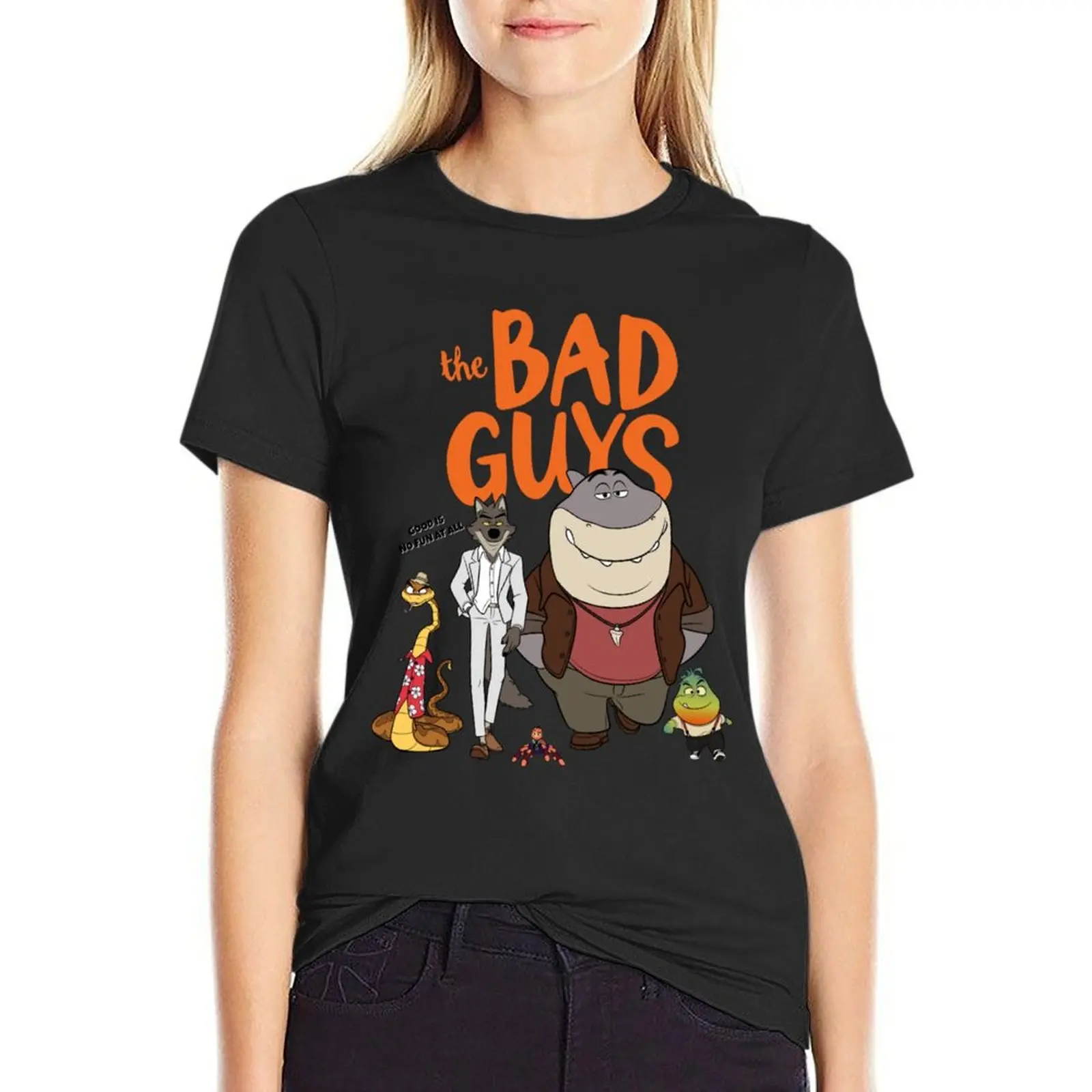 

The Bad Guys 2022 Film Moie 2 T-Shirt anime sweat lady clothes Woman T-shirts