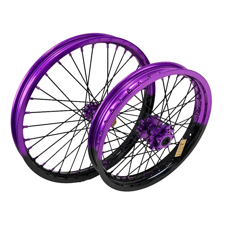 عجلات دراجة ترابية كهربائية Surron شخصية مخصصة 16 18 19 21 بوصة مجموعة عجلات لـ SurRon Light Bee-X Talaria Sting R Mx4