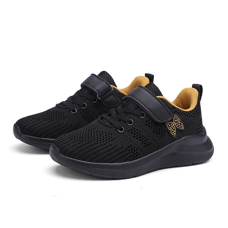 Niedliche Mädchen-Freizeitschuhe, leichte Mesh-Laufschuhe für Studenten und Kinder, flache, bequeme Wanderschuhe, rutschfest – Detail 13