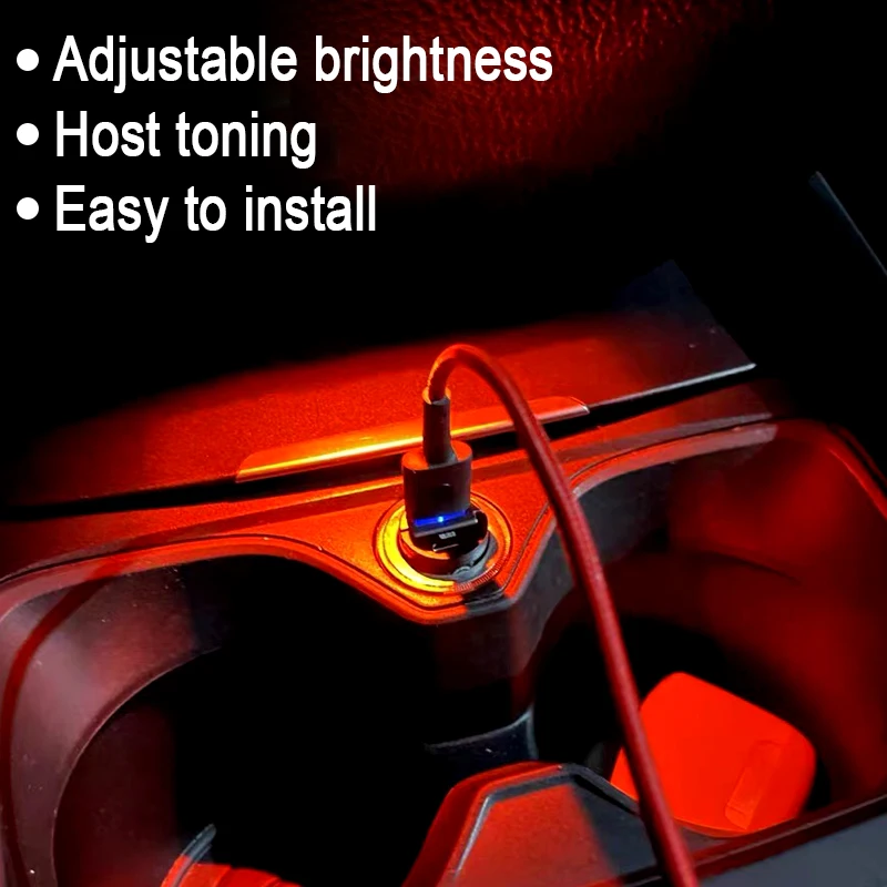 Car ashtray ambient light for BMW F30 F31 F32 F33 F34 F36 F80 3 4 Series Central Environment Light Upgrade Light