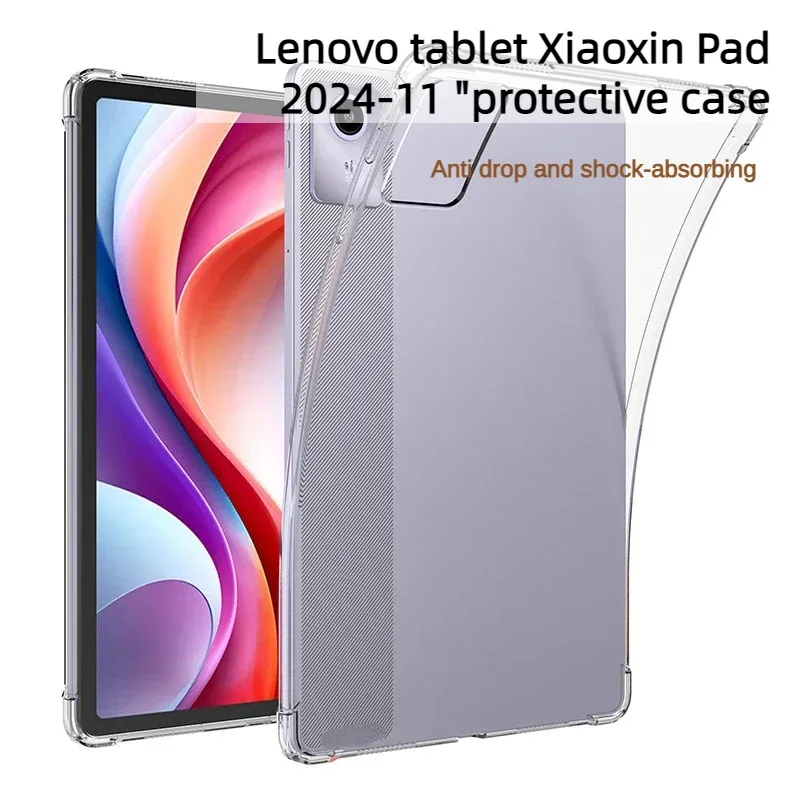 Shockproof Protector Tab M11 Case 11 Inch Cover for Lenovo Xiaoxin Pad 2024 11inch TB331FC Case Clear Soft TPU Shell IpadAirCase