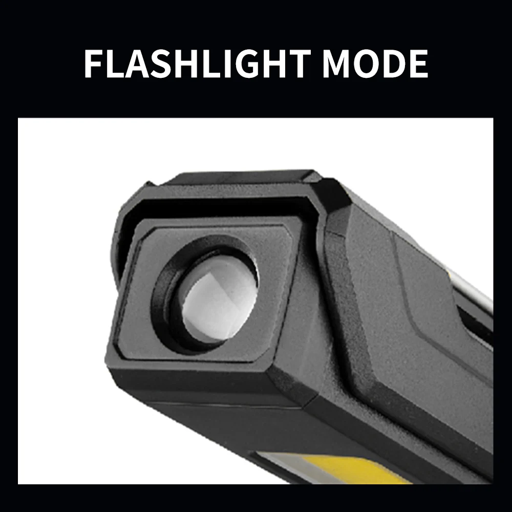 1pc Smiling shark GZ-5120 Work Light, LED Work Light & Portable Task Light Rechargeable with Adjustable Brightness for Emergency