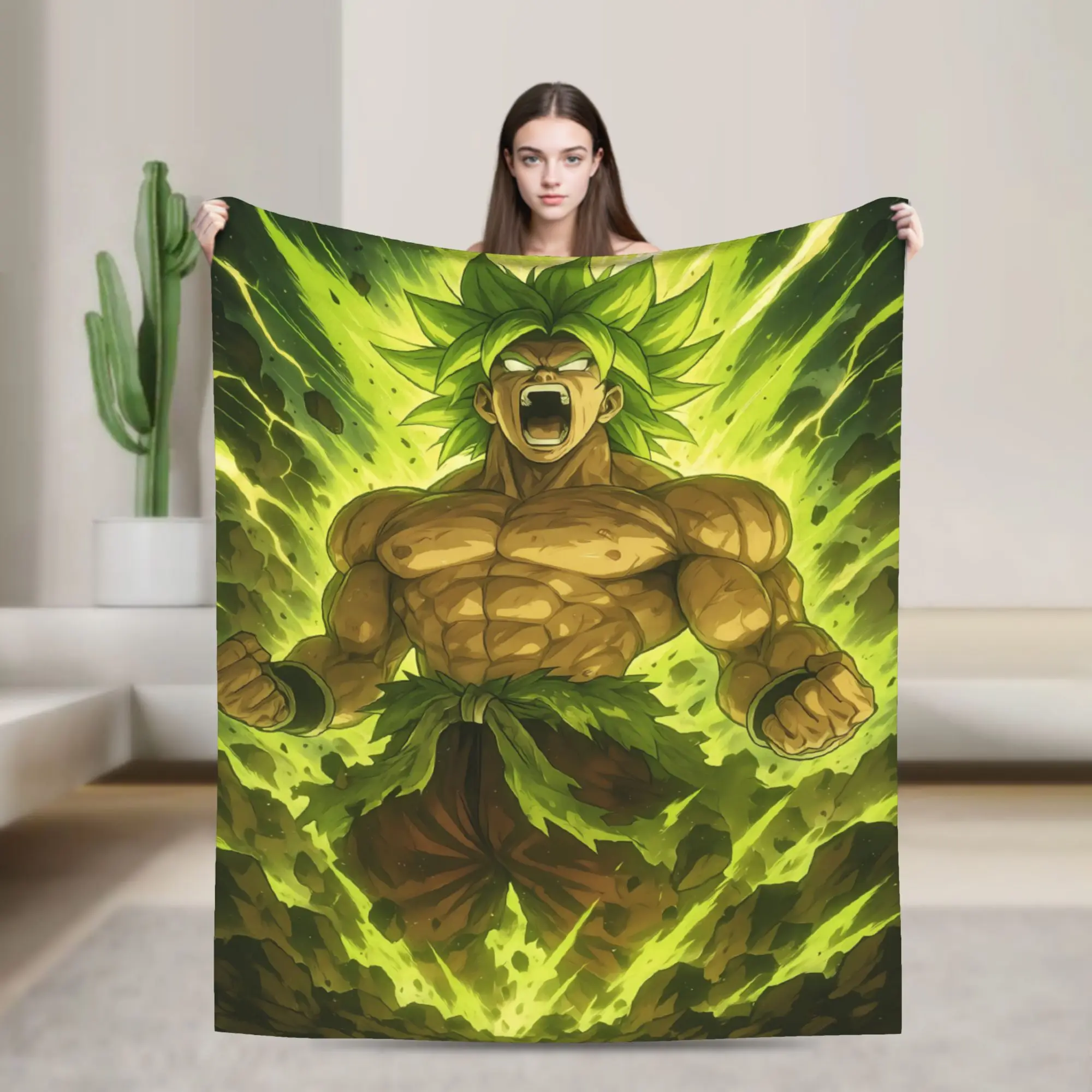 D-Dragons Ball Anime Blanket Quality Warm Soft  Throw Blanket Winter Airplane Travel Outdoor Fluffy Bedspread