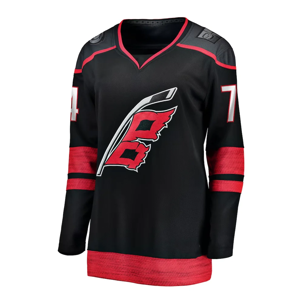 24-25 Adult Carolina North American Hockey League Jerseys Training Jerseys Sports Jerseys With Long Sleeves 20 Number/Aho 3D