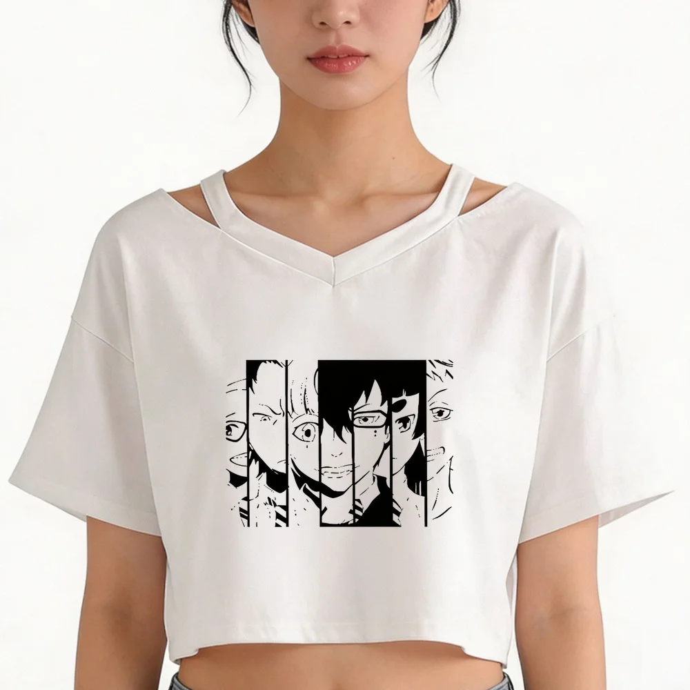 Ao No Exorcist crop top teen gothic cheap dollette manga japanese t-shirt goth anime baddie 2000s graphic