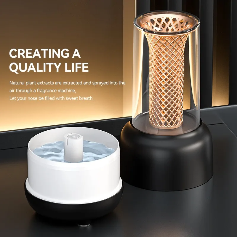 LED Multi-Color Atmen Nachtlicht Hause Ätherisches Öl Diffusor Ultraschall Luftbefeuchter Desktop Dekorative Lampe Schlafzimmer Ambianc