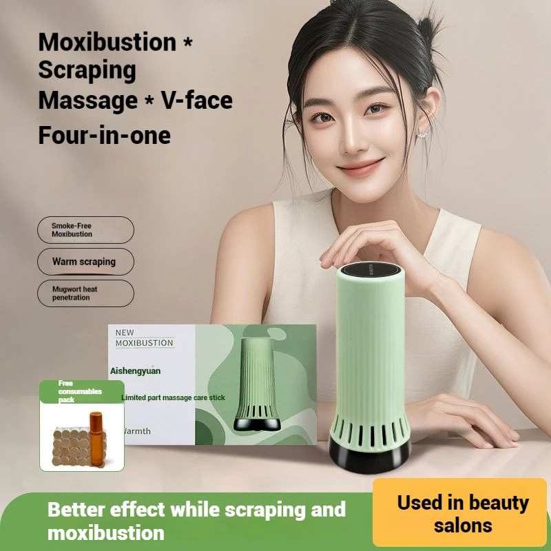 

Moxibustion Scraping Massager Warm Body Massage Meridian Relieve Pain Face Lift Scraping Board Accessory Moxibustion Instrument