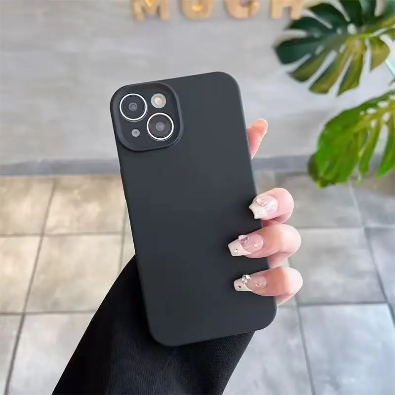 Flüssigsilikon-Handyhülle für iPhone 13 14 15 Plus 13 Pro Max 12 mini 11 12Pro 14Pro 13Pro 15Pro Stoßfeste Handyhülle.