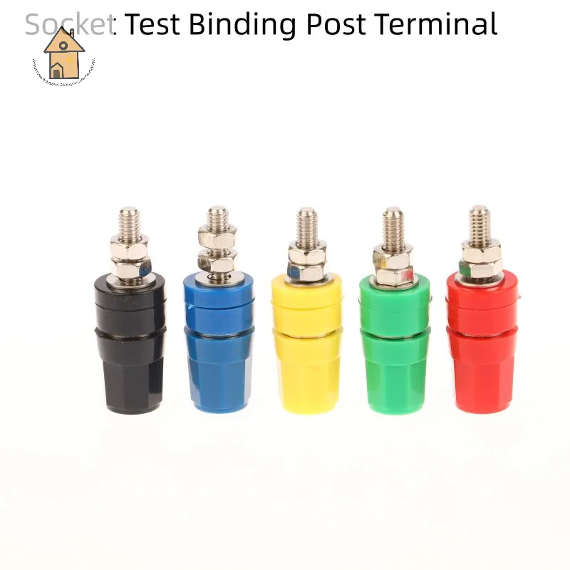 

10PCS M4X36 Pure Copper Terminal 4MM Banana Jack Socket 20A Binding Post Banana Plug Connector