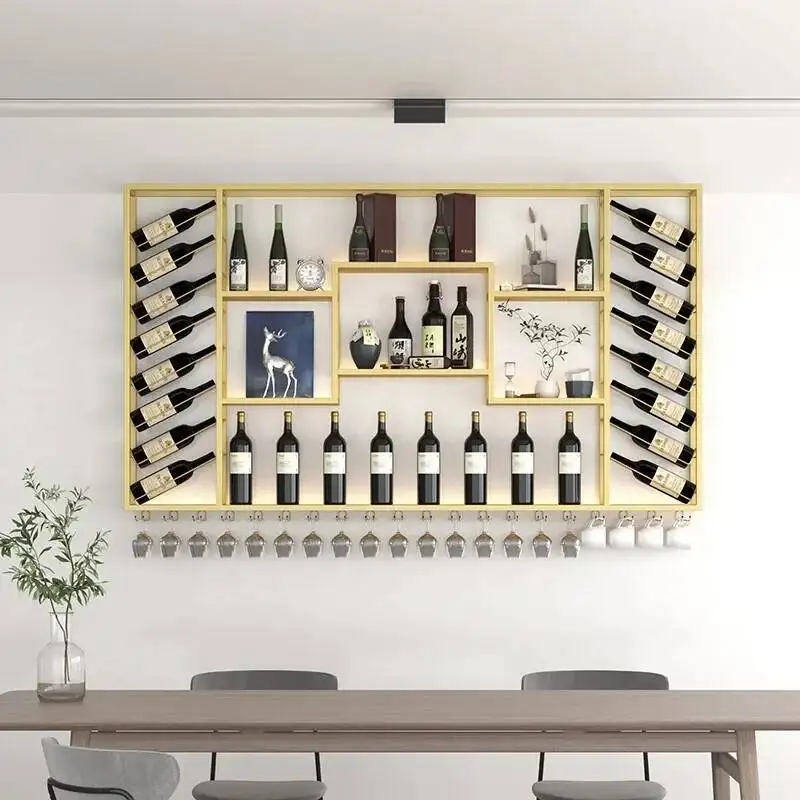 

Полка для бутылок, винные шкафы для ликера, бар, салон, хранение, коммерческая клубная винная стойка, металлическая витрина для ресторана Botellero Vino