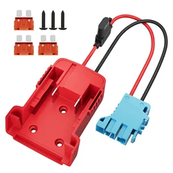 Battery Adapter 18V for Milwaukee M18 Power Wheels Adapter with Wire Harness Connector Compatible with Peg-Perego Riding Toys