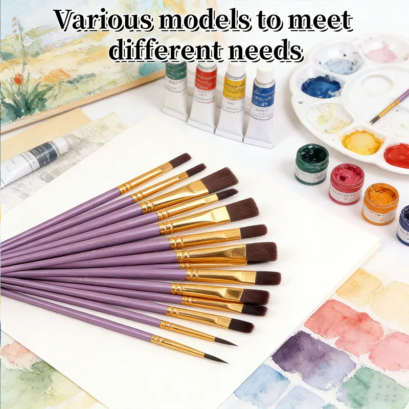 10-Piece Paint Brush Set 4