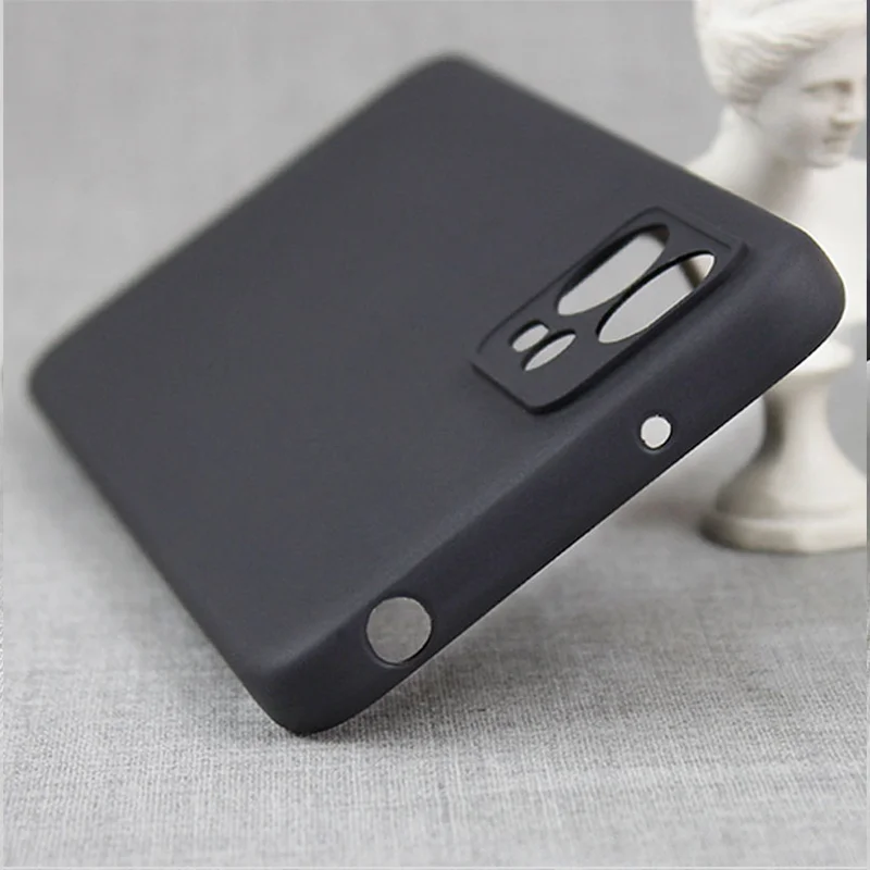 For Moto G23 Case Matte Silicone Soft TPU Back Cover Coque For Motorola Moto G13 G53 G73 G 23 Case Black Bumper for Motorola E13