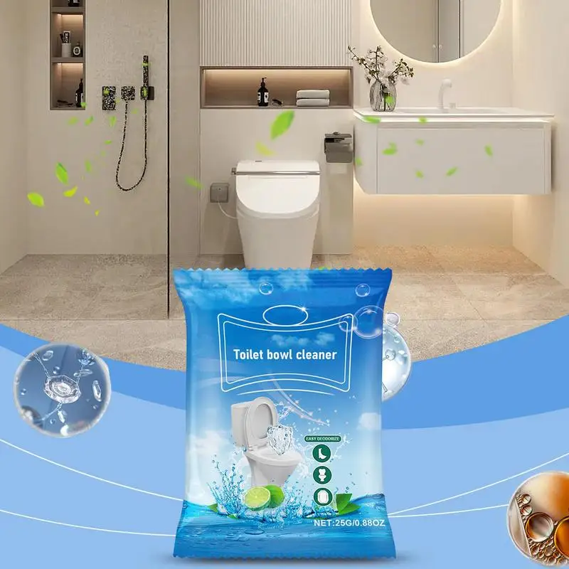 25g Toilet Cleaner Powerful Water Scum Remover Urine Scale Premium Cleaning Powder Toilet Bowl Cleaner Effective Cleaning Powder