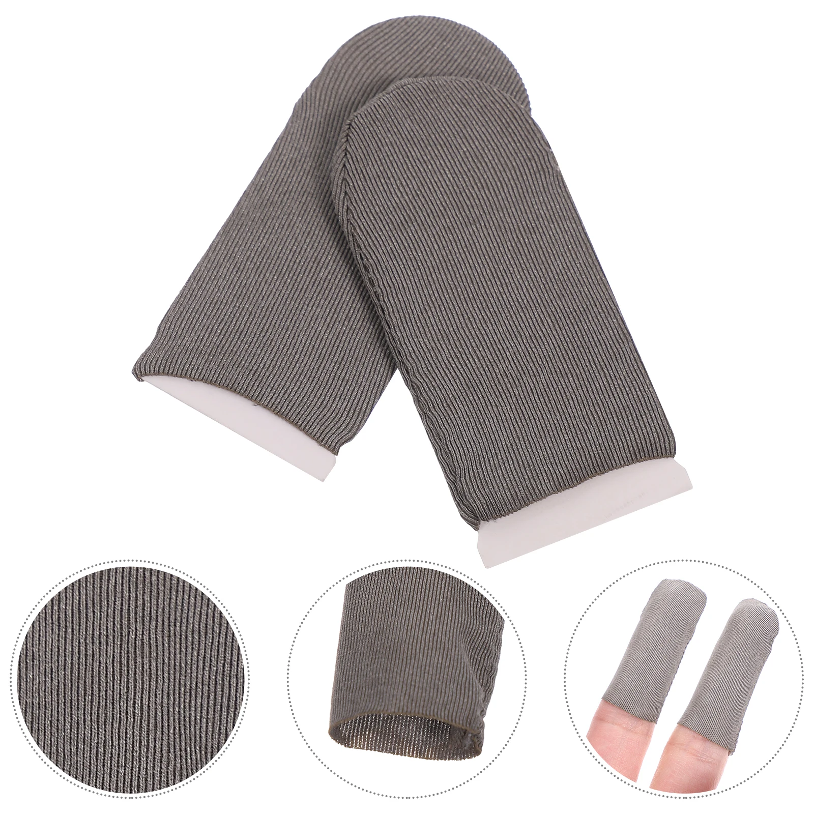 

8pcs Non Slip Finger Cots Thin Gel Protectors Gaming Gloves Thumb Covers Phone Sweat Isolator Sensitivity