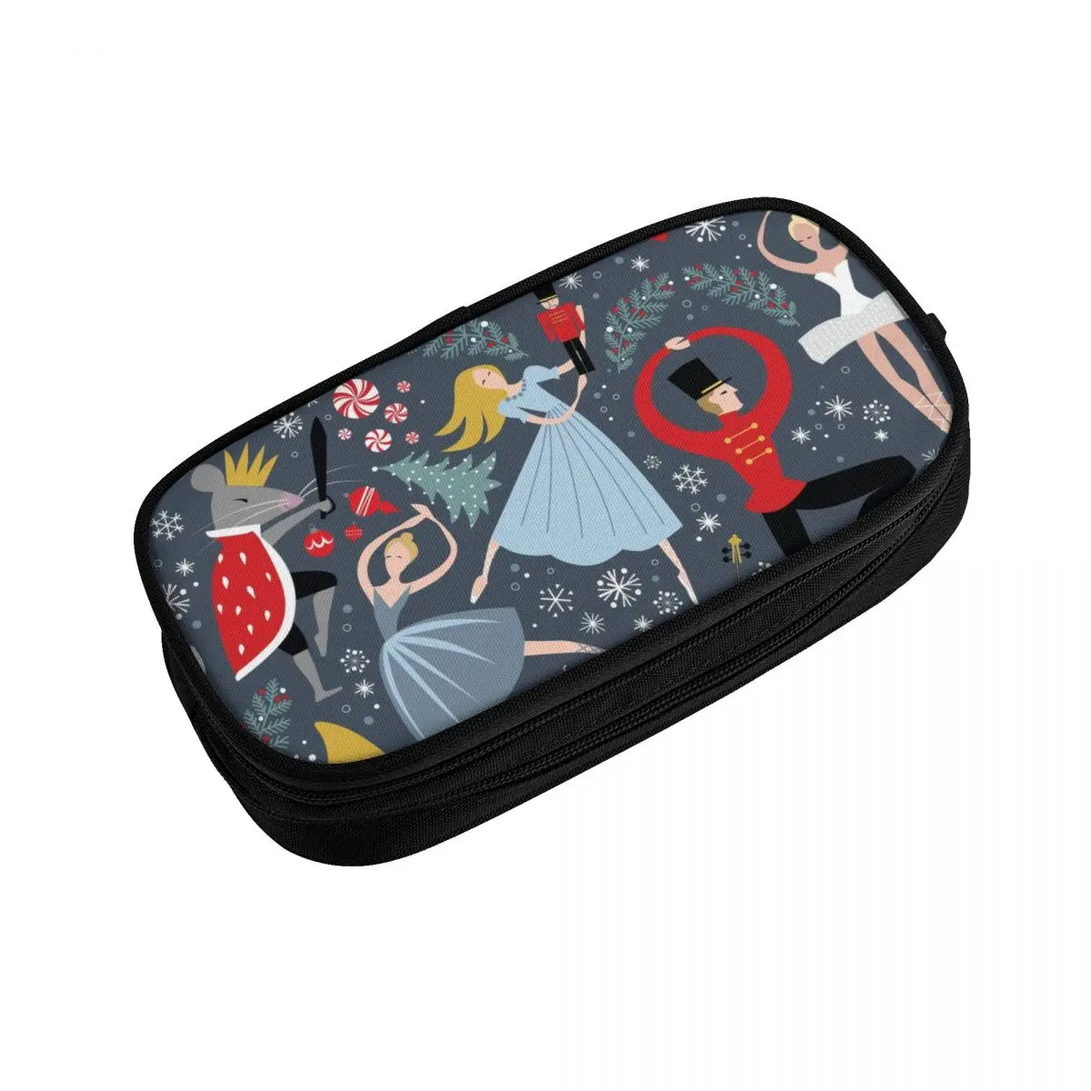 مخصص كسارة البندق راقصة الباليه مقلمة المدرسة بنات بنين تخزين كبير حقيبة أقلام رصاص الحقيبة الطلاب القرطاسية #3