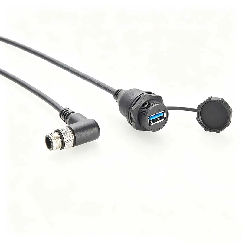 IFM EC9125 Compatible USB Connection Cable | Data Cable for Programming and Debugging Industrial Equipment | Sensor Control