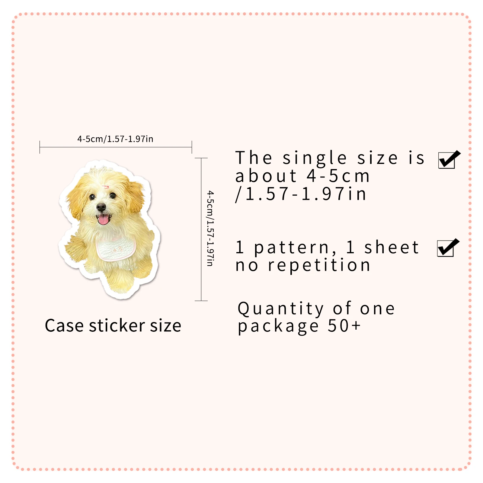 100Cartoon Cute Dogs Graffiti Stickers Suitcase Laptop Guitar Skateboard Personalized Decoration Stickers