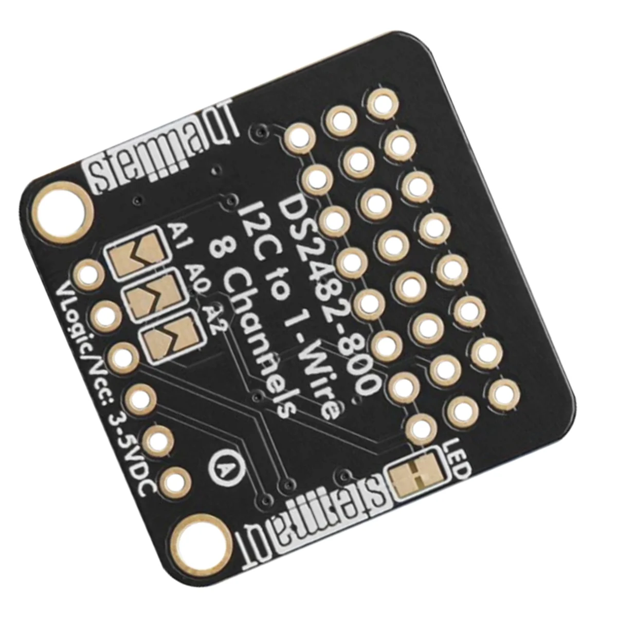 

2025 New- DS2482-800 8-Kanal I2C Zu 1-Wire Bus Adapter, STEMMA QT/Qwiic, 6027