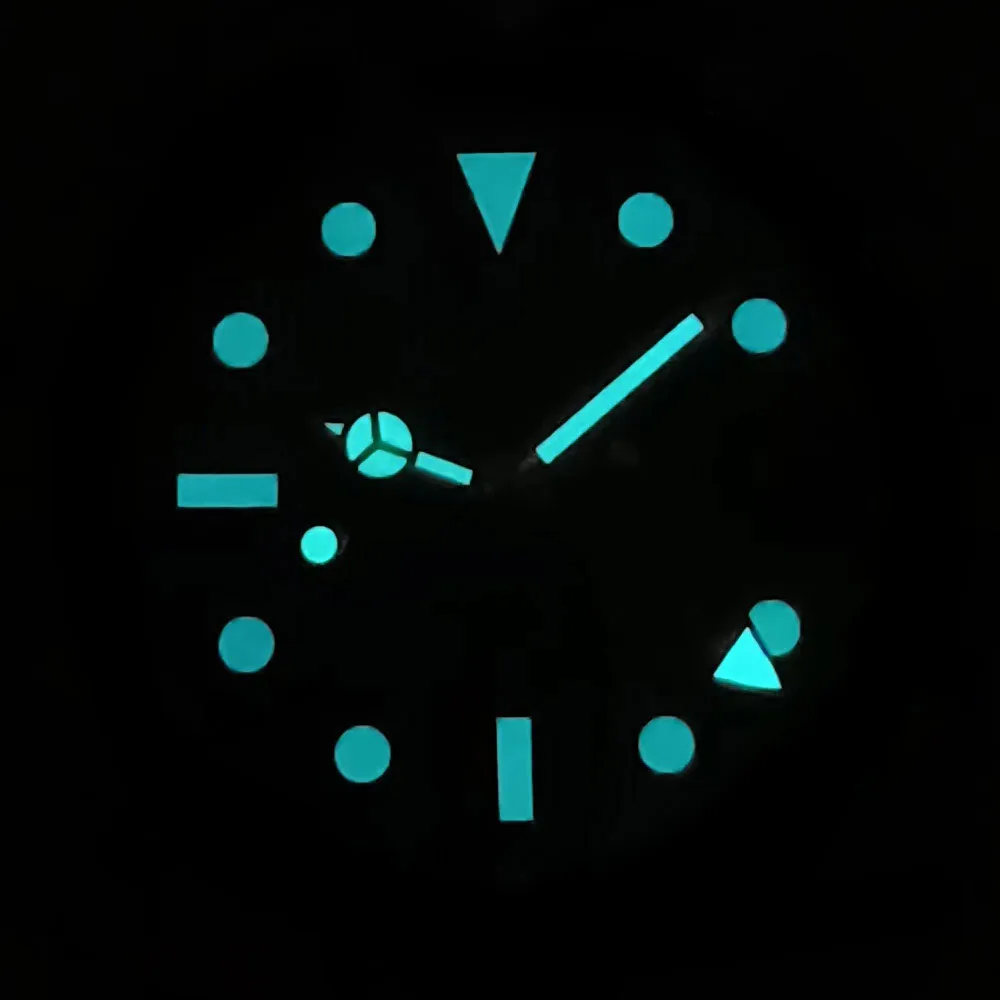 28.5 ملم بتوقيت جرينتش ساعة يد ساعة يد bgw9 مضيئة مناسبة لحركات NH-34 ملحقات الساعة تجميع الساعات #5