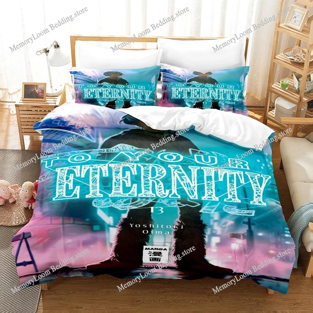 

3d Cartoons To Your Eternity Bedding Sets Duvet Cover Set With Pillowcase Twin Full Queen King Bedclothes Bed Linen Home textile