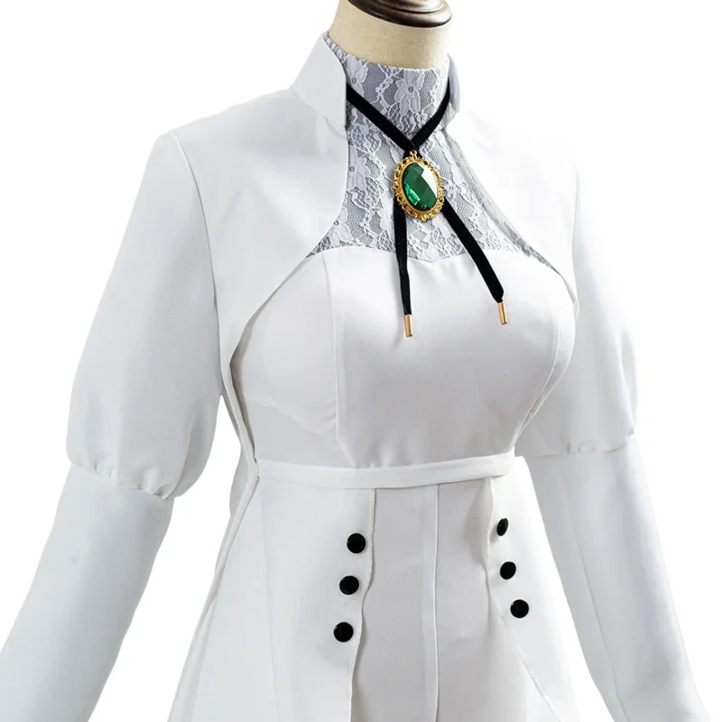 البنفسجي أنيمي تأثيري زي للنساء ، ملابس الخيال ، التنكر ، قلادة ، ملابس هالوين ، هالوين ، الكبار