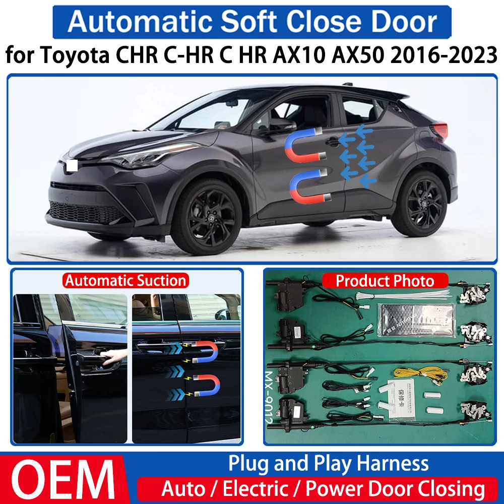 

for Toyota CHR C-HR C HR AX10 AX50 2016-2023 Car OEM Automatic Soft Close Door Electric Suction Kit Auto Power Closing System