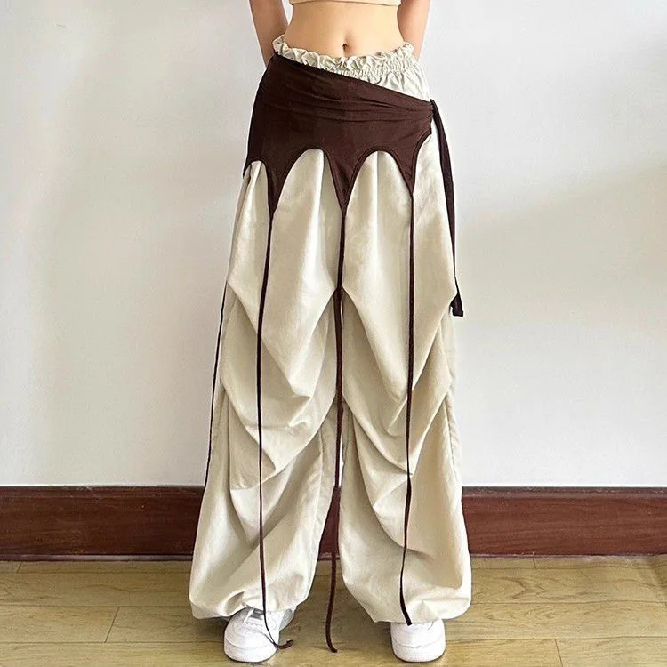 Skirts See Streetwear Irregular Bandage Skirt Sexy Grunge Trendy Mujer Faldas Y2k Aesthetic 2026 Harajuku Women Fairy Tassels