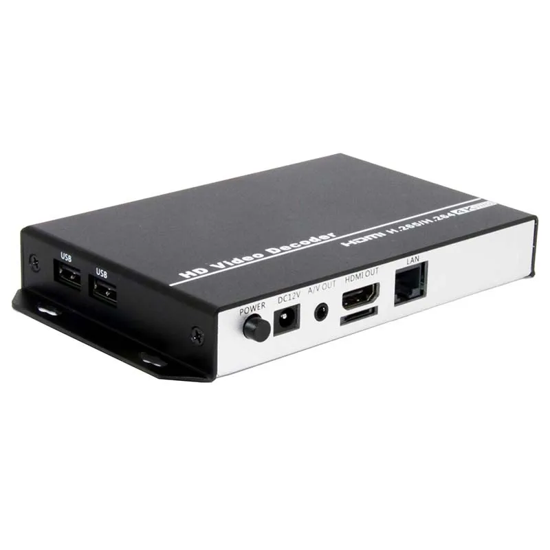 4K60 H.265 H.264 Low Latency HDMI Video Decoder High Image Quality Transmitter IP RTMP RTSP UDP HTTP Remote Control