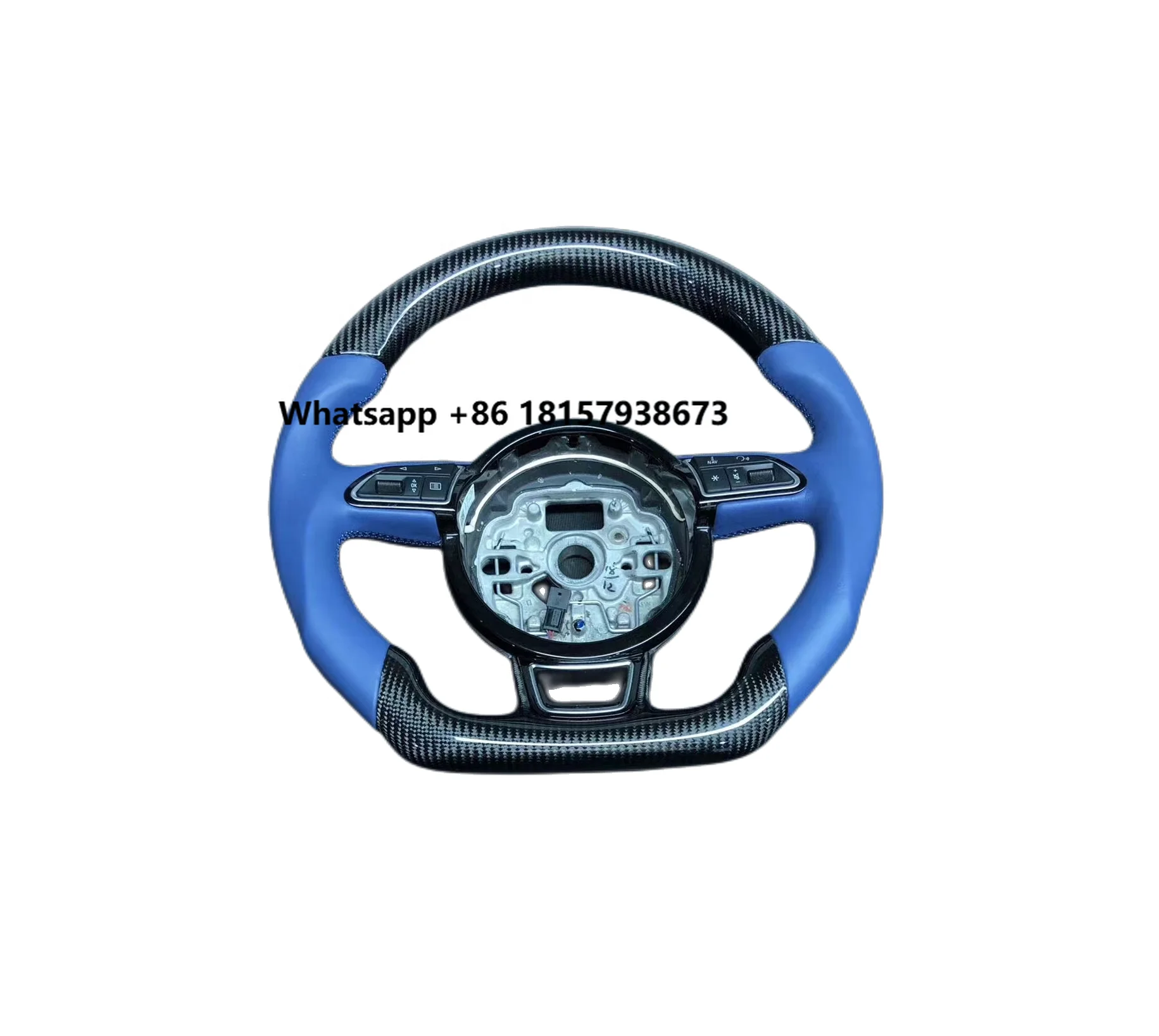 

Customized Carbon Fiber Steering Wheel for A3 A4 A5 A6 A7 A8 TT Q3 Q4 Q5 Q7 Q8 R6 R8 RS S3 S4 S5 S6 Car Steering Wheel