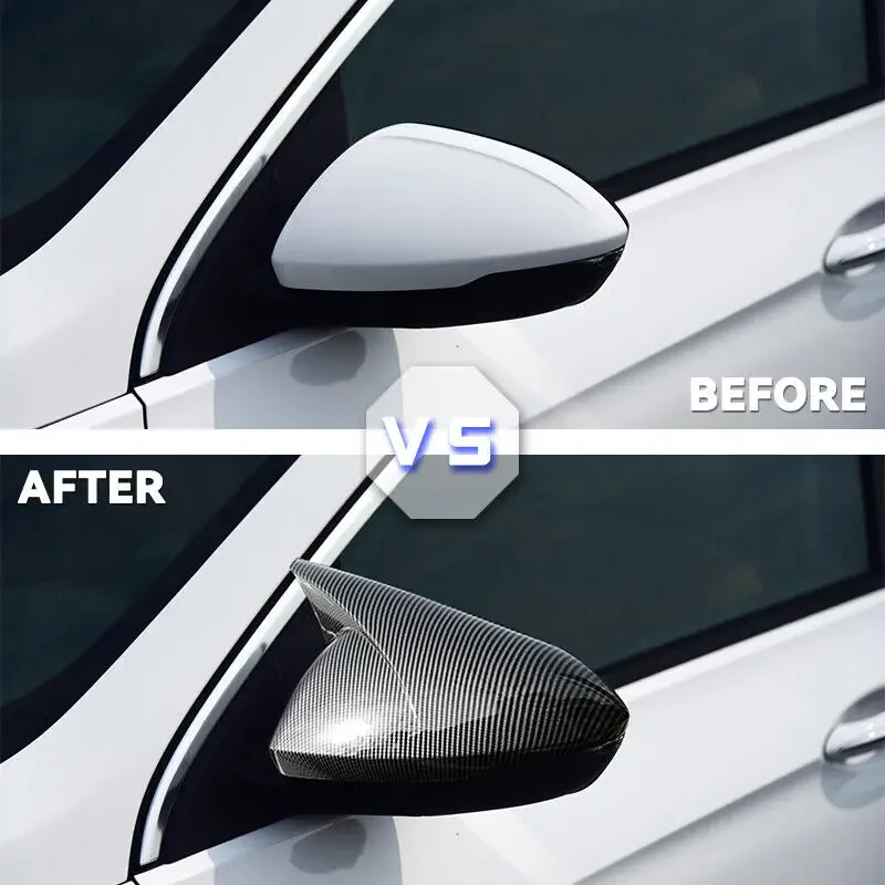 

For Buick Regal Opel Insignia 2017 2018 2019 2020 2021 ABS Carbon Fiber Car Rearview Side Mirror Cover Wing Cap Sticker Exterior