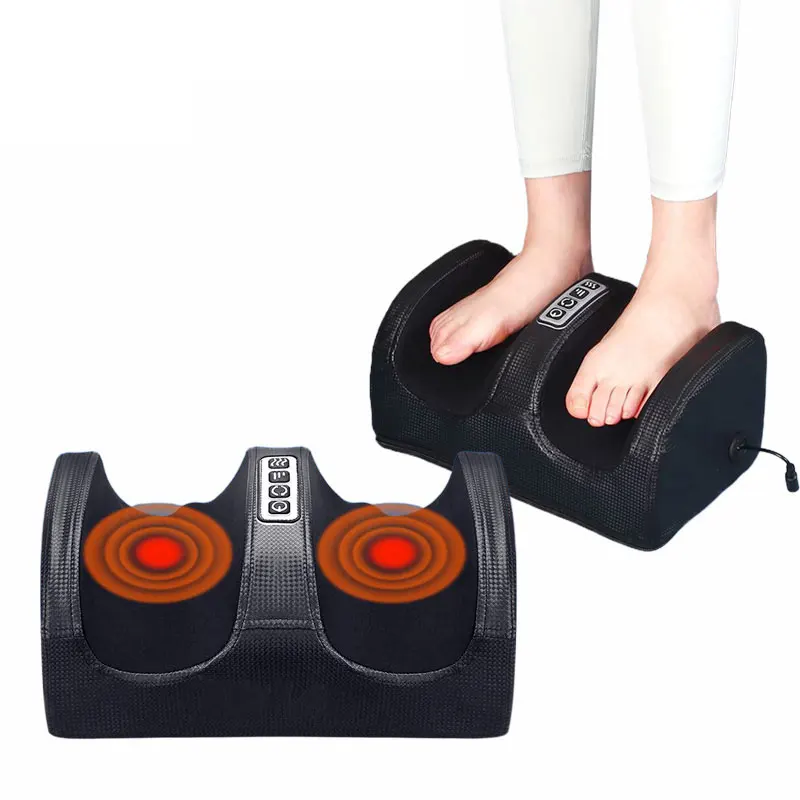 

Electric Foot Massage Shiatsu Health Care Therapy Relax Infrared Heating Body Massager Heat Deep Muscles Kneading Roller Salud