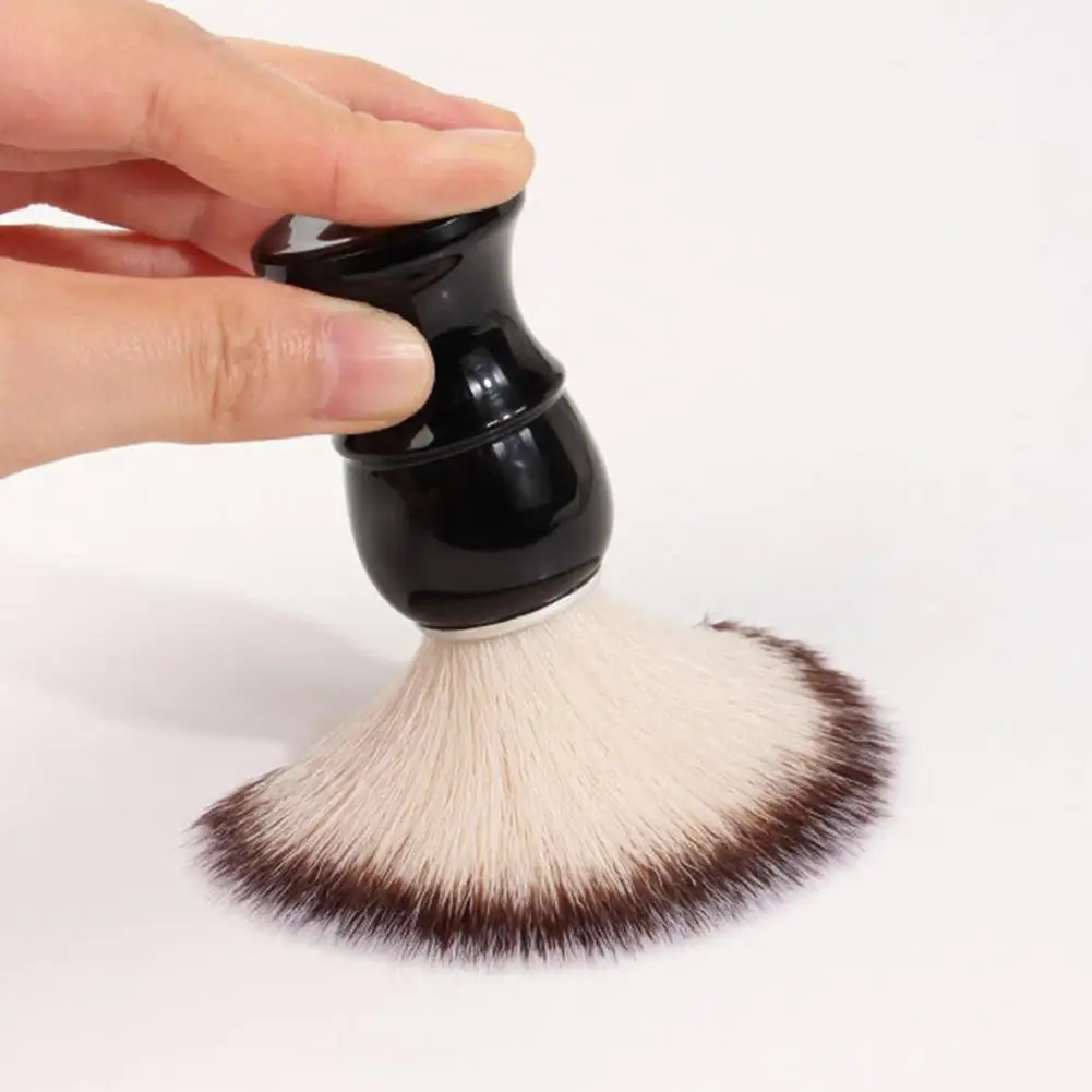 Kit per toelettatura barba 3 in 1 con pennello da barba Supporto per ciotola per sapone Design ergonomico Set per la cura della barba Strumenti per la rasatura per la cura del viso