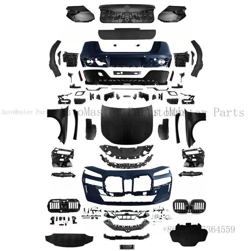 2008-2012 Convert to 2024 7 Series Car Accessories Front Bumper Hood Bodykit for  F02 Upgrade to G70 Body Kit