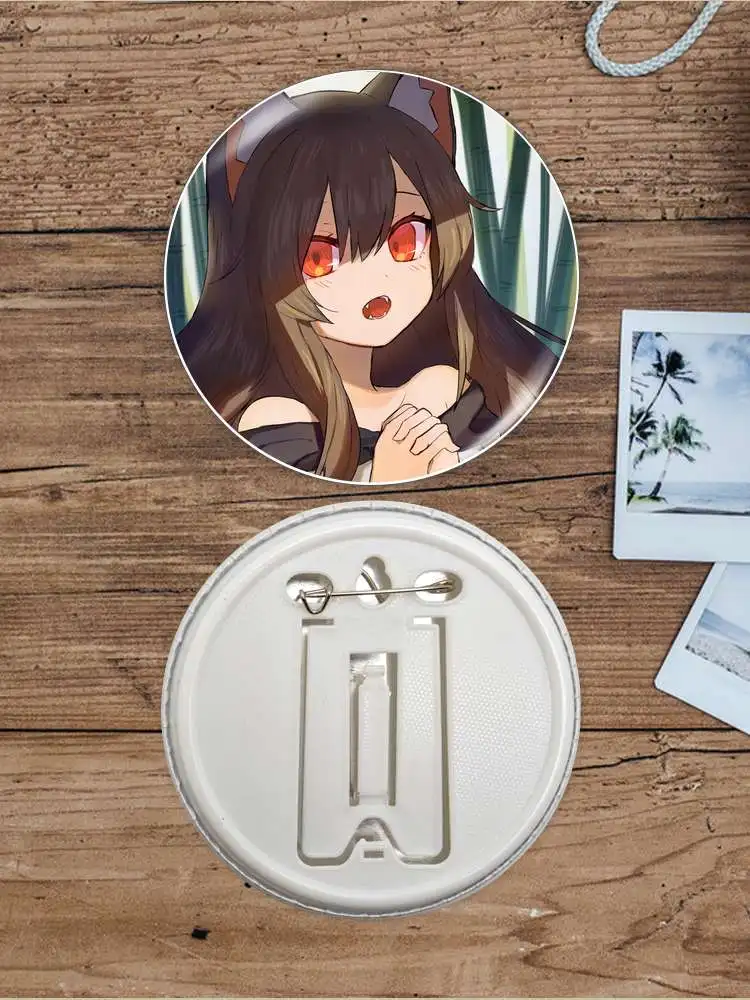 Imaizumi Kagerou لعبة أنيمي شخصية لينة زر شارة بروش مرساة الأجهزة الطرفية دبوس التلبيب مجوهرات قلادة تزيين المعادن