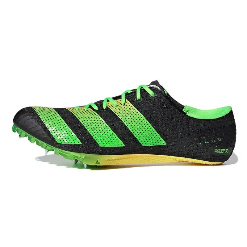 adidas Adizero Finesse Spikes 'Black Solar Green' Sneakers shoes GY8394