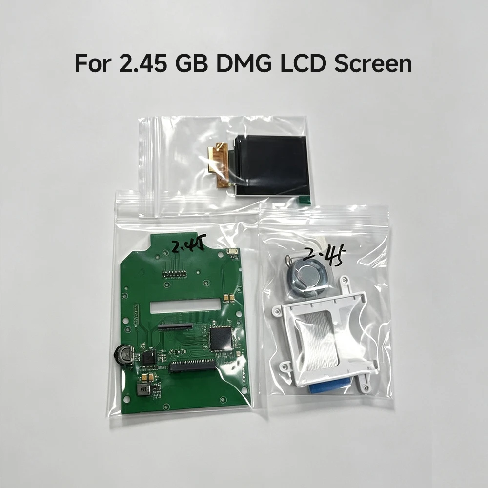 New 2.45 Inch Original Size High Brightness LCD Screen for Gameboy GB DMG LCD.Simple Installation.No Need To Cut The Shell